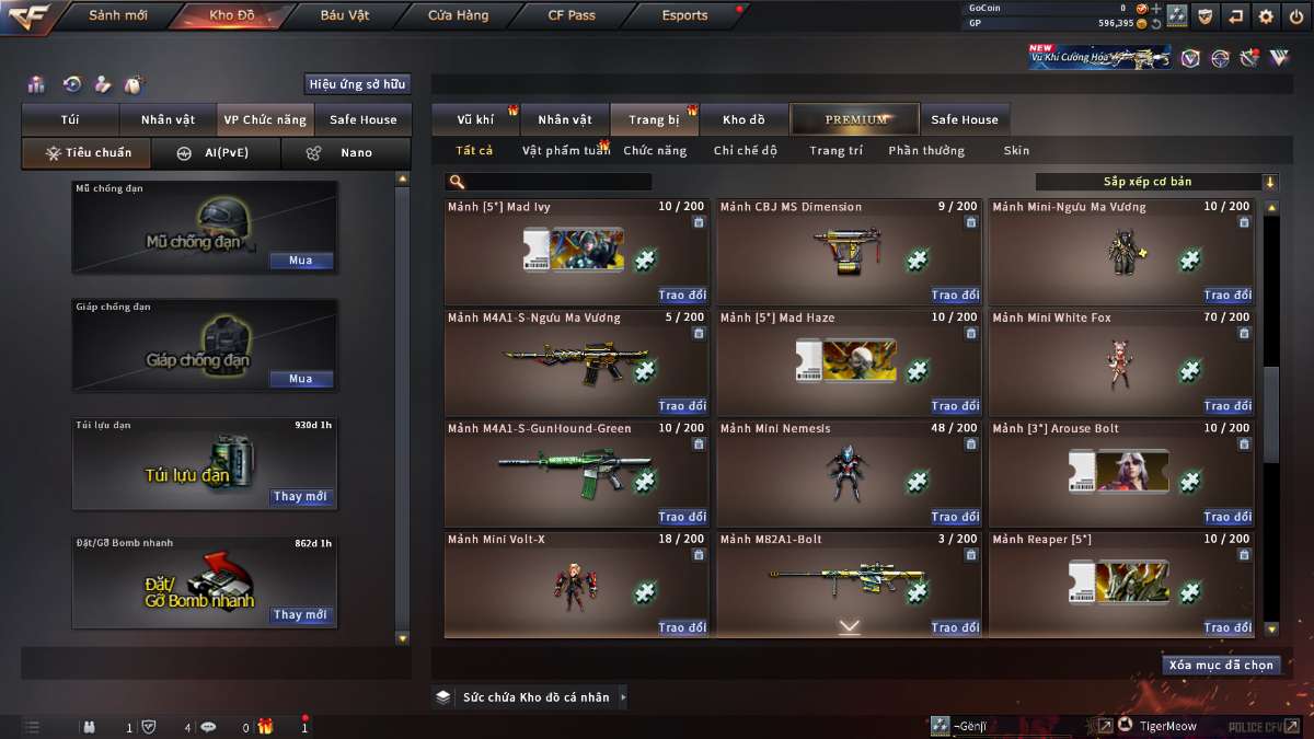 shop acc cf uy tin gia re